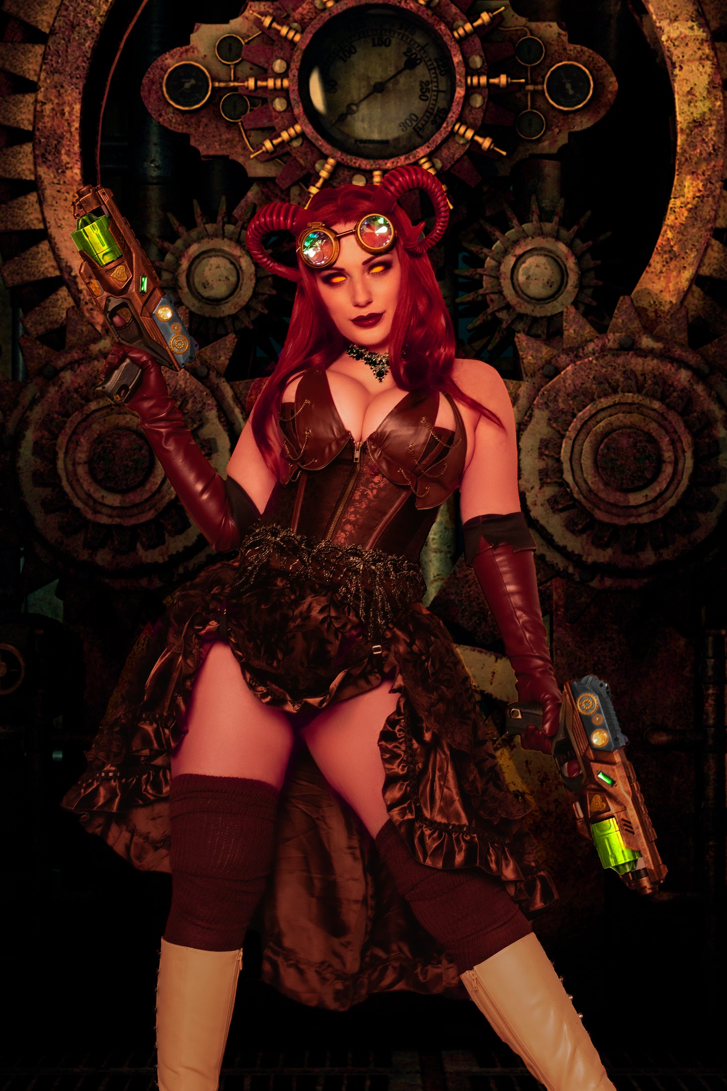 Tiefling Steampunk Lust - Print