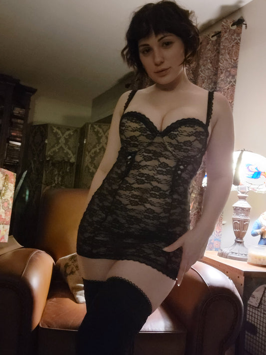 🖤 Black Lace Dress 🖤 - Lingerie Bundle
