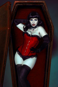 Bettie Page Vampire - Coffin